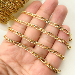Load image into Gallery viewer, 3831CHRGF. 14K Gold Filled Figaro Link Chain