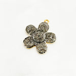 Load image into Gallery viewer, DC278. Diamond & Sterling Silver Flower Pendant