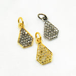 Load image into Gallery viewer, DC1015. Diamond Sterling Silver Drop Charm