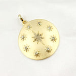 Load image into Gallery viewer, Silver Round Star Pendant