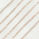 Load image into Gallery viewer, Shop Now Rose Gold Filled Smooth Paperclip Chain