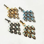 Load image into Gallery viewer, DSP066. Diamond Silver Gemstone Fancy Shape Pendant