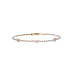 Load image into Gallery viewer, BNG68579. 14K Yellow Solid Gold Diamond Bangle