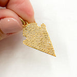 Load image into Gallery viewer, DC358. Diamond Sterling Silver Arrow Head Pendant