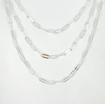 Load image into Gallery viewer, 925 Sterling Silver Flat Paperclip Oval Link Chain. Y58S06SS
