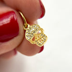 Load image into Gallery viewer, Diamond Sterling Silver Skull Charm