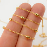 Load image into Gallery viewer, Gold Filled Satellite Chain