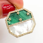 Load image into Gallery viewer, Shop Now 14K Gold Stars Pendants