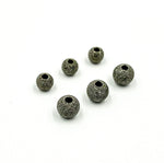 Load image into Gallery viewer, Buy 4MM Black Rhodium Sterling Silver Seamless Laser Cut Beads