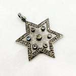 Load image into Gallery viewer, Silver Star Pendant with Gemstone