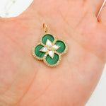 Load image into Gallery viewer, KG205. 14K Gold Flower Pendant