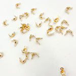 Load image into Gallery viewer, Buy Gold Filled Clamshell Bead Tip with Two Rings