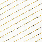 Load image into Gallery viewer, V289TT. 14k Gold Filled Chain and 3 Sterling Silver Beads in Between