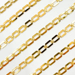 Load image into Gallery viewer, 60GF. 14K Gold-Filled Modern Rectangular Fancy Link Chain