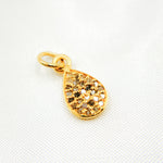 Load image into Gallery viewer, DC297. Diamond Sterling Silver Drop Charm