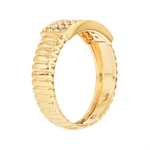 Load image into Gallery viewer, 14K Solid Gold Diamond Band Ring