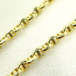Load image into Gallery viewer, 14K52Bracelet. 14K Solid Yellow Gold Diamond Cut Marina Link Bracelet