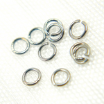 Load image into Gallery viewer, Black Rhodium Sterling Silver Open Jump Ring