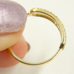 Load image into Gallery viewer, 14K Solid Gold Diamond Ring.