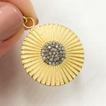 Load image into Gallery viewer, Buy Diamond Sterling Silver Round Pendant