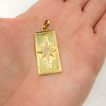 Load image into Gallery viewer, Buy Now Sterling Silver Rectangle Star Pendant