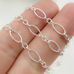 Load image into Gallery viewer, 925 Sterling Silver Twisted Oval and Round Link Chains