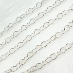 Load image into Gallery viewer, Sterling Silver Smooth Oval Link Chain