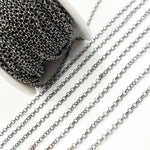 Load image into Gallery viewer, Silver Rolo Link Chain