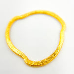 Load image into Gallery viewer, Shop Gold-plated Sterling Silver Brushed Uneven Connector