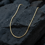 Load image into Gallery viewer, 120CCTD. 14k Solid Yellow Gold Snake Necklace