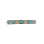 Load image into Gallery viewer, CR97432TQ4X2. 14k Solid Gold Turquoise Fancy Ring