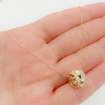 Load image into Gallery viewer, Buy 14K Solid Gold Fancy Ring Charm