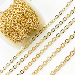 Load image into Gallery viewer, Shop Now Gold Plated Sterling Silver Hollow Oval Link Chain