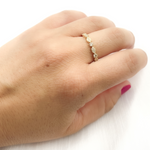 Load image into Gallery viewer, 14K Solid Gold Diamond Ring.