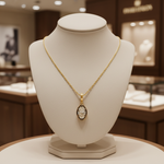 Load image into Gallery viewer, CMJ00353. 14K Solid Gold Marquise-Shaped Diamond Charm