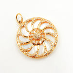 Load image into Gallery viewer, Shop Now 14K Gold Round Pendant