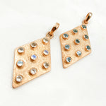 Load image into Gallery viewer, DSP077. Sterling Silver Rhombus Pendant with Gemstone