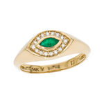 Load image into Gallery viewer, 14K Solid Gold Diamond and Gemstone Ring.