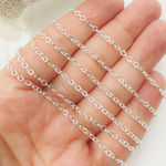 Load image into Gallery viewer, Sterling Silver Flat Cable Link Chain