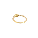 Load image into Gallery viewer, 14k Solid Gold Diamond Eye Ring.