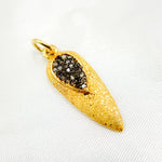 Load image into Gallery viewer, DC909. Diamond Sterling Silver Spike Pendant