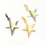 Load image into Gallery viewer, DP724. Diamond Sterling Silver Star Pendant