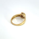 Load image into Gallery viewer, 14k Solid Gold Diamond Statement Ring.