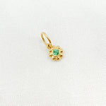 Load image into Gallery viewer, Shop 14K Solid Gold Diamond Flower Charm