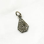 Load image into Gallery viewer, DC1015. Diamond Sterling Silver Drop Charm