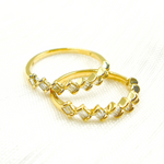Load image into Gallery viewer, 14K Solid Gold Diamond Ring.