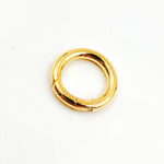 Load image into Gallery viewer, 13MM Gold-plated Sterling Silver Round Clasp