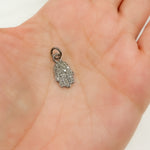 Load image into Gallery viewer, DC522. Diamond Sterling Silver Hamsa Charm
