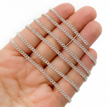 Load image into Gallery viewer, X19SS. Sterling Silver Curb Link Chain