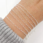 Load image into Gallery viewer, 13MQSS. Sterling Silver Twisted Cable Chain
